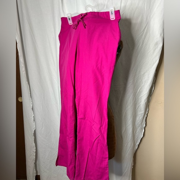 Cherokee Workwear small hot pink scrub pants - Picture 1 of 6